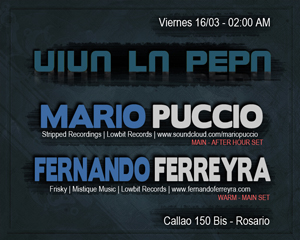 Mario Puccio + Fernando Ferreyra @ Viva La Pepa